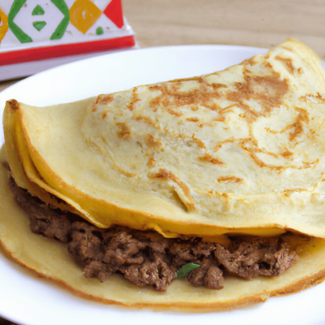 Receita de Panqueca Simples Carne Moída