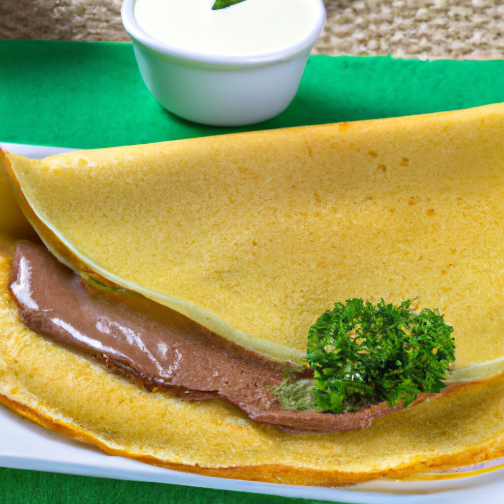 Receita de Panquecas de Carne Moída com Creme de Leite