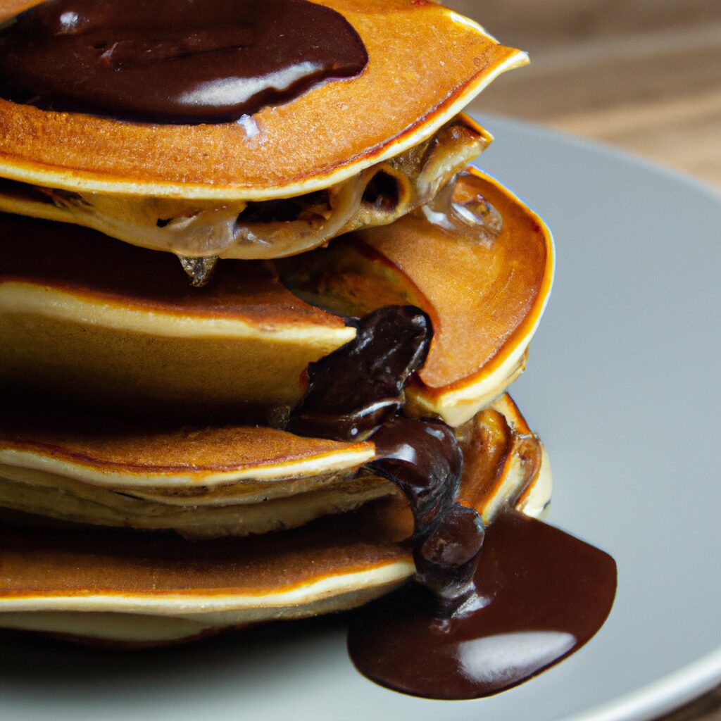 Receita de Panquecas de Chocolate com Óleo na Massa