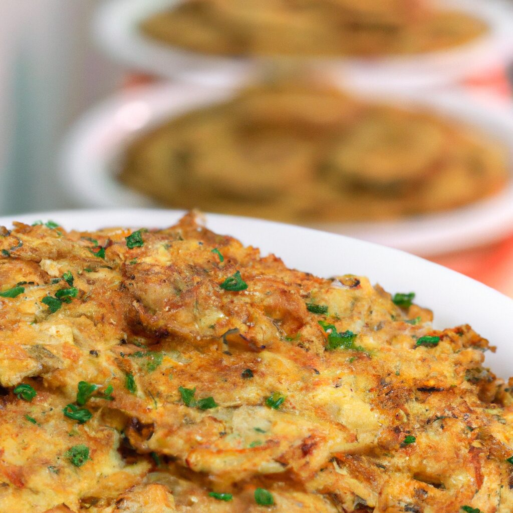 Receita de Panquecas de Frango para 100 Pessoas