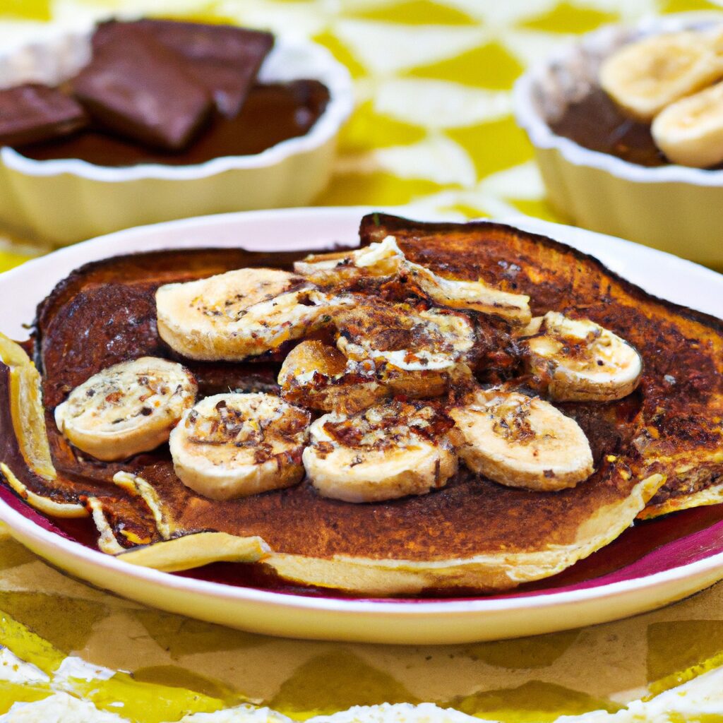 Receita de Panquecas Diferente: Como Fazer Panquecas de Banana e Chocolate