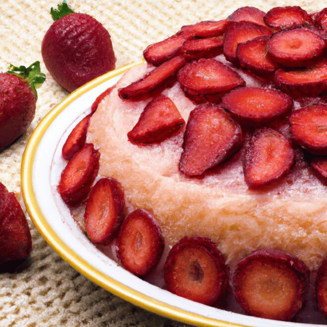Receita de Recheio de Bolo de Morango Simples