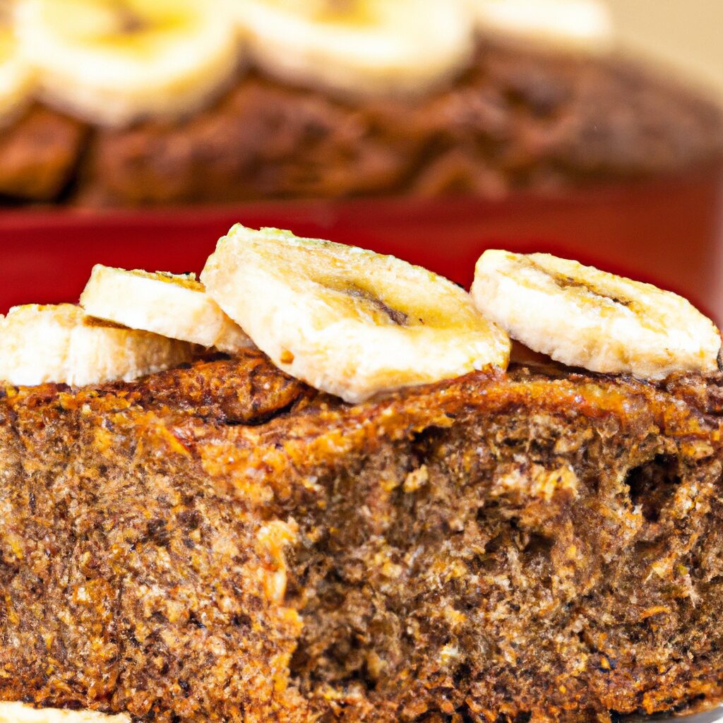 Bolo integral de banana: a receita perfeita para um lanche saudável!