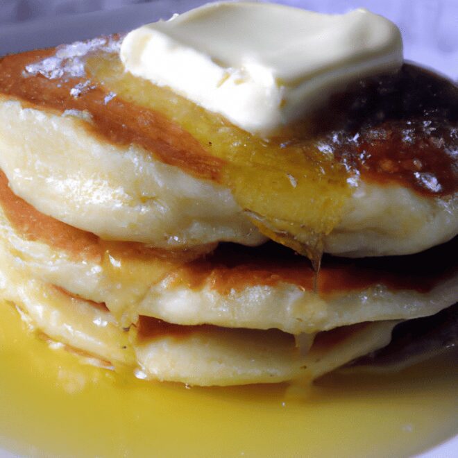 A Receita Perfeita de Panquecas Americanas com Essência de Baunilha