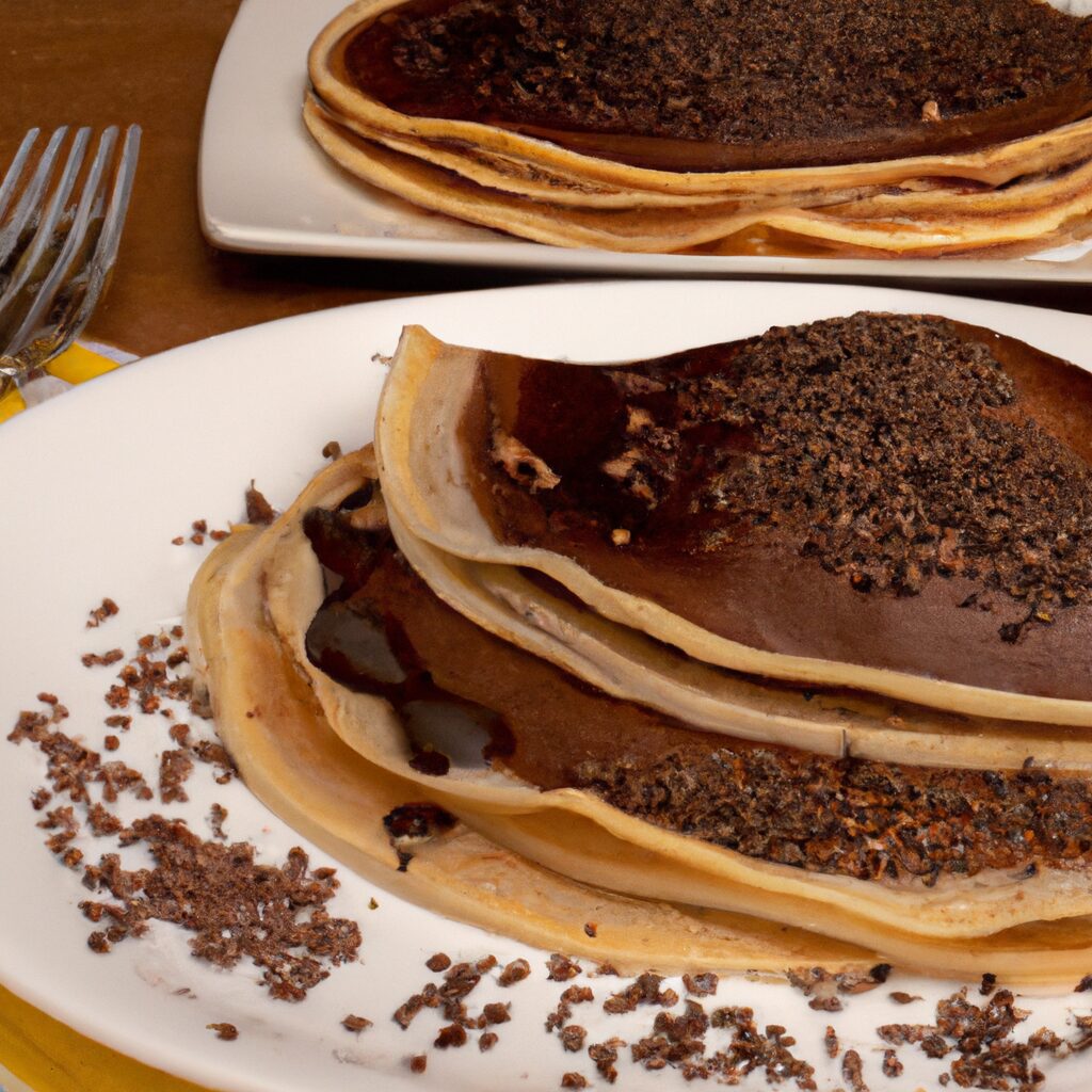 Receita de panqueca de chocolate: um doce e saboroso café da manhã