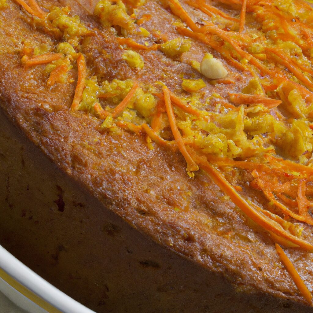 A Receita do Bolo de Cenoura