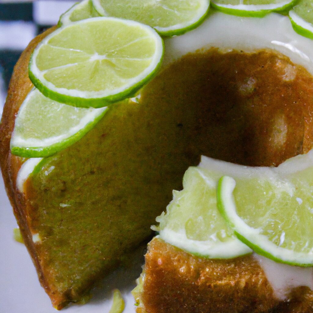 A Receita Perfeita do Bolo de Limão Verde