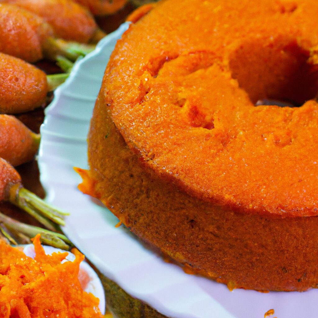 Receita de Bolo de Cenoura Vulcão Tudo Gostoso