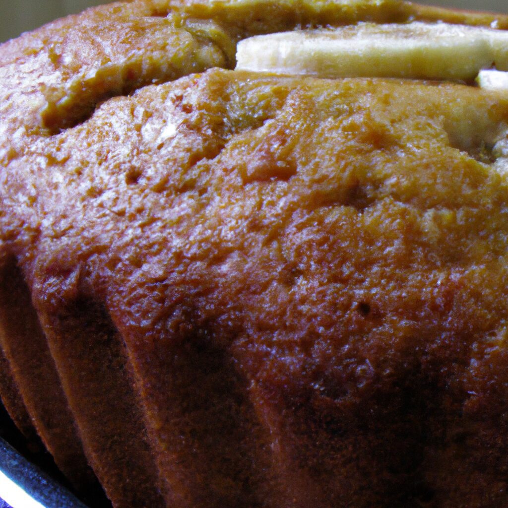 Bolo de Banana com Pouco Açúcar