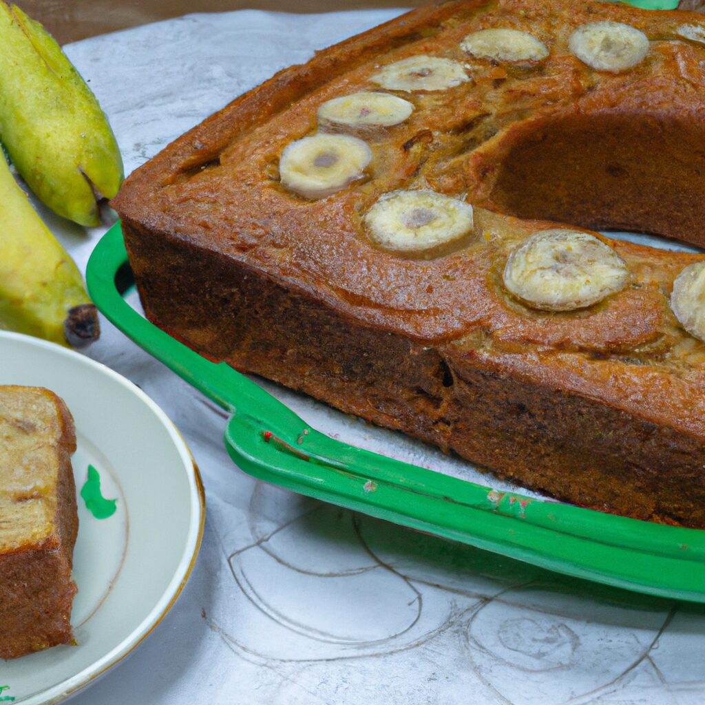 Receita de bolo de banana verde: como fazer um bolo saudável e saboroso