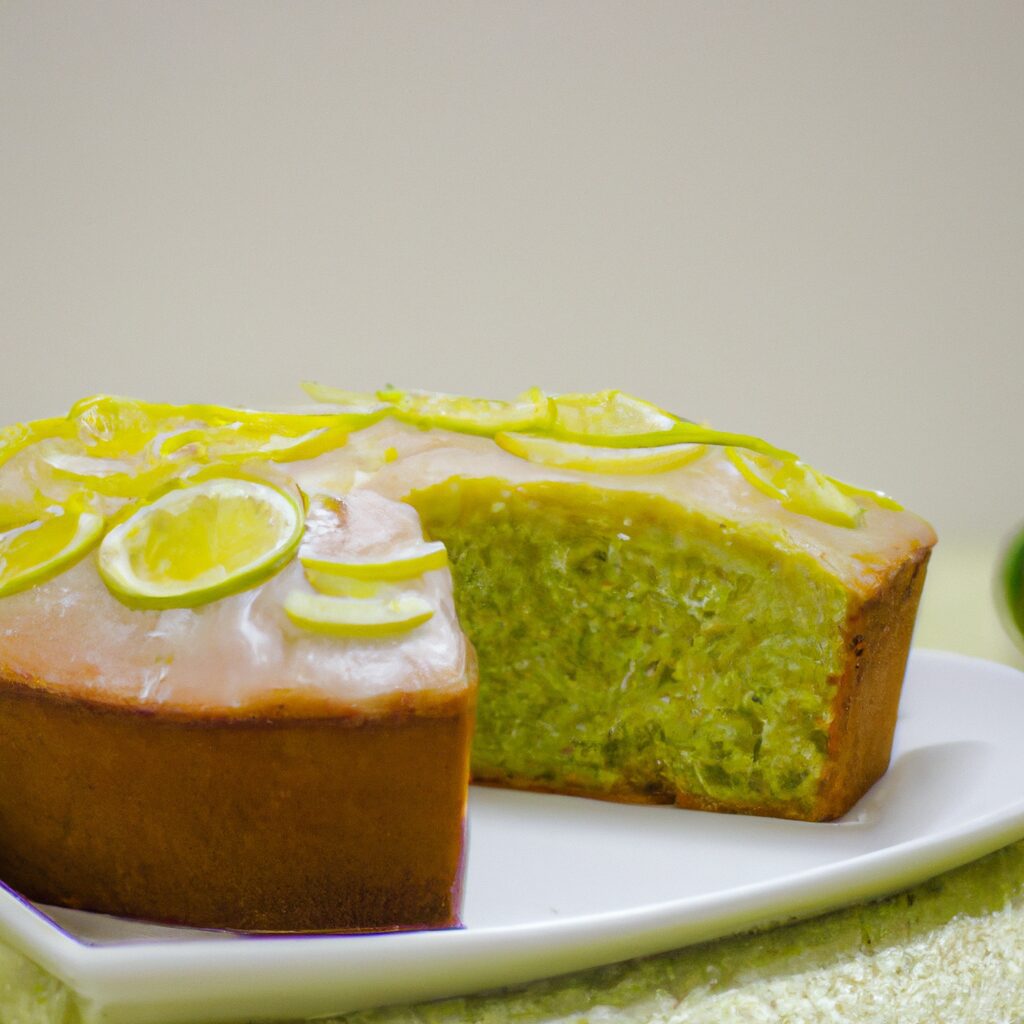 Receita de bolo de limão com massa verde: um bolo refrescante e fácil de fazer!