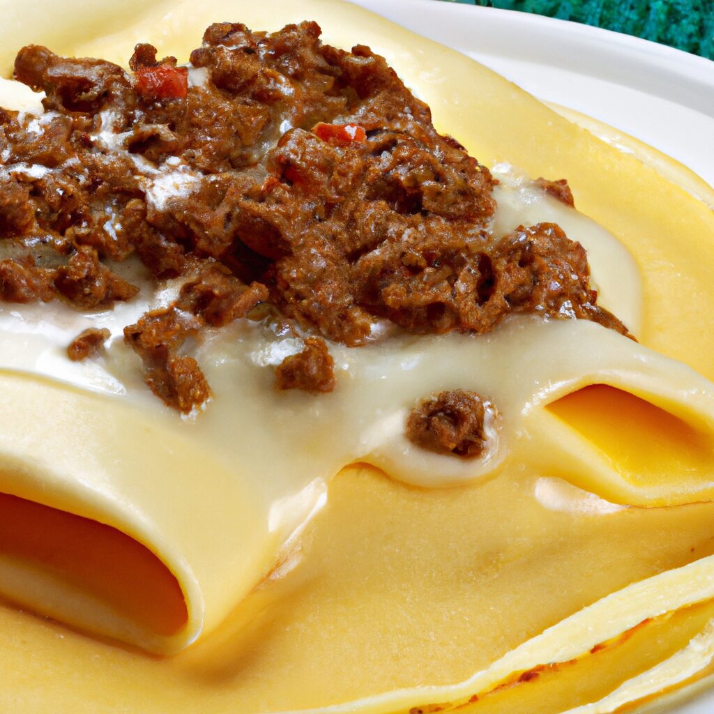 Receita de Panqueca de Carne Moida ao Molho Branco