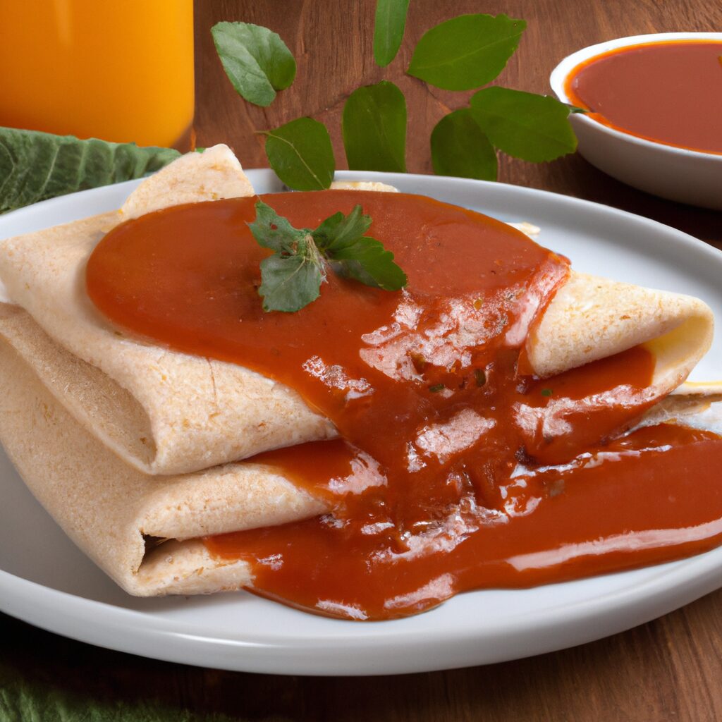 Receita de Panqueca de Carne Moida com Molho de Tomate