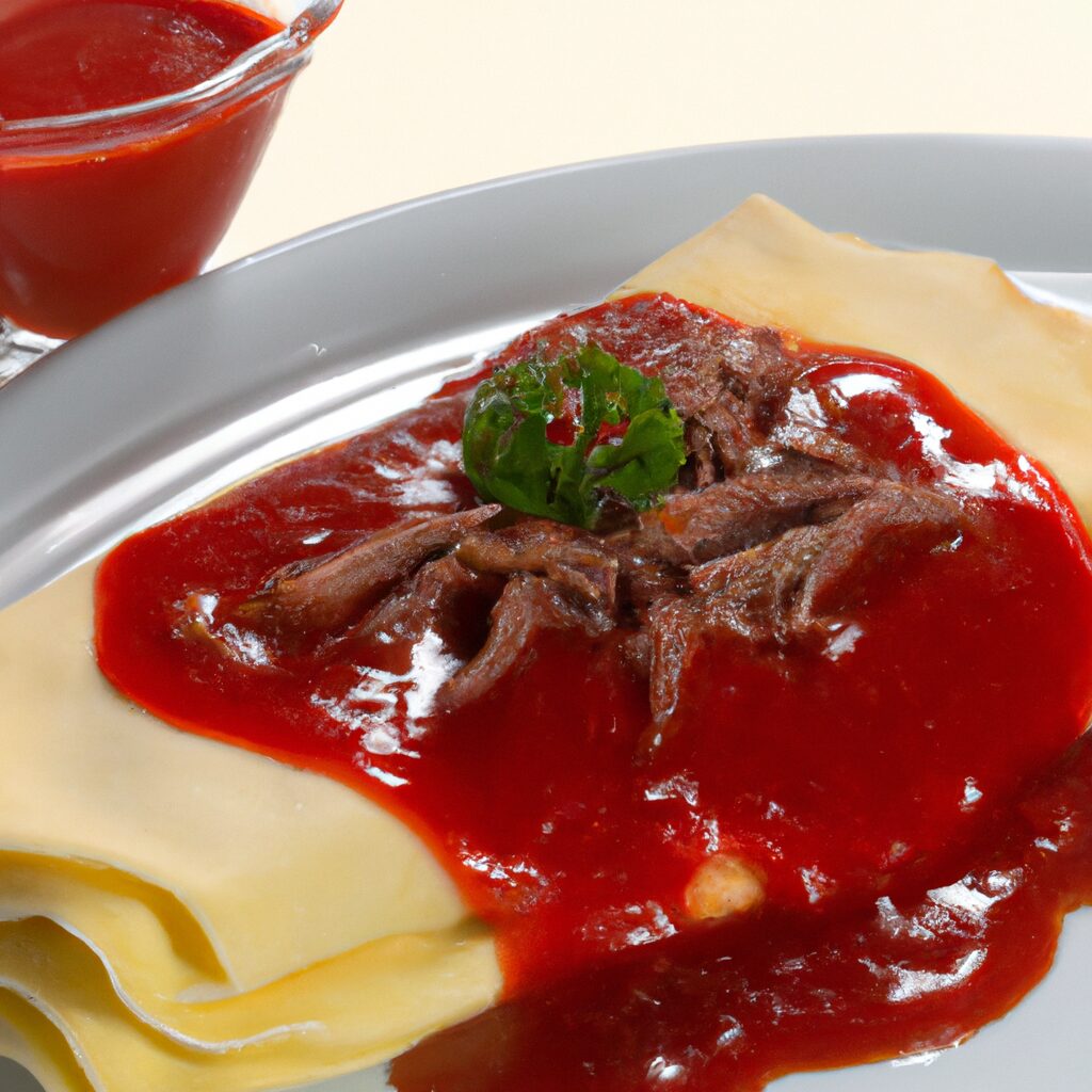 Receita de Panqueca de Carne Moida com Molho Vermelho
