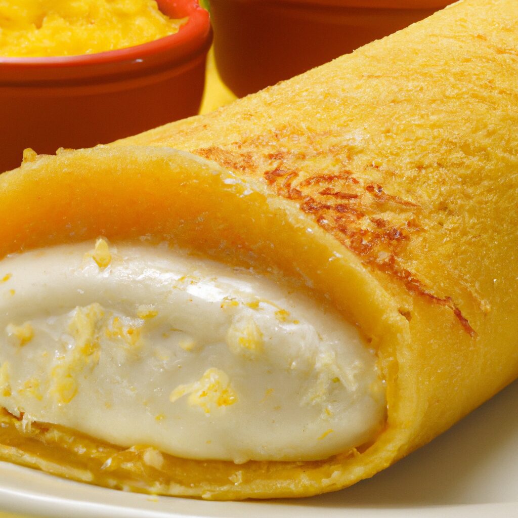 Receita de Panqueca Recheada de Creme de Milho
