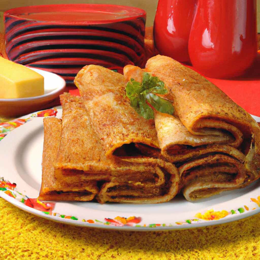 Receita de Panquecas de Frango Tudo e Gostoso