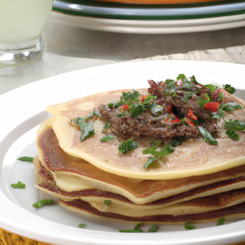 Receita de Panquecas Simples de Carne