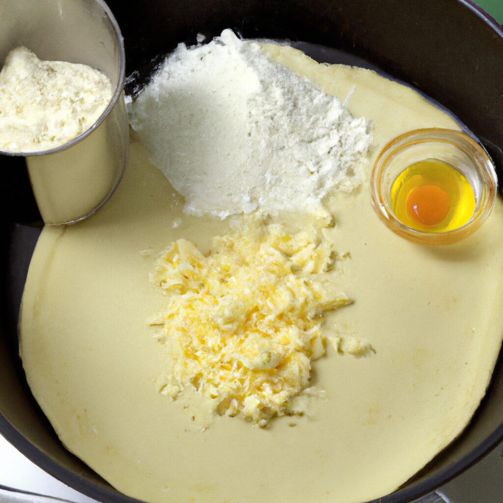 Receita para Massa de Panqueca com Queijo