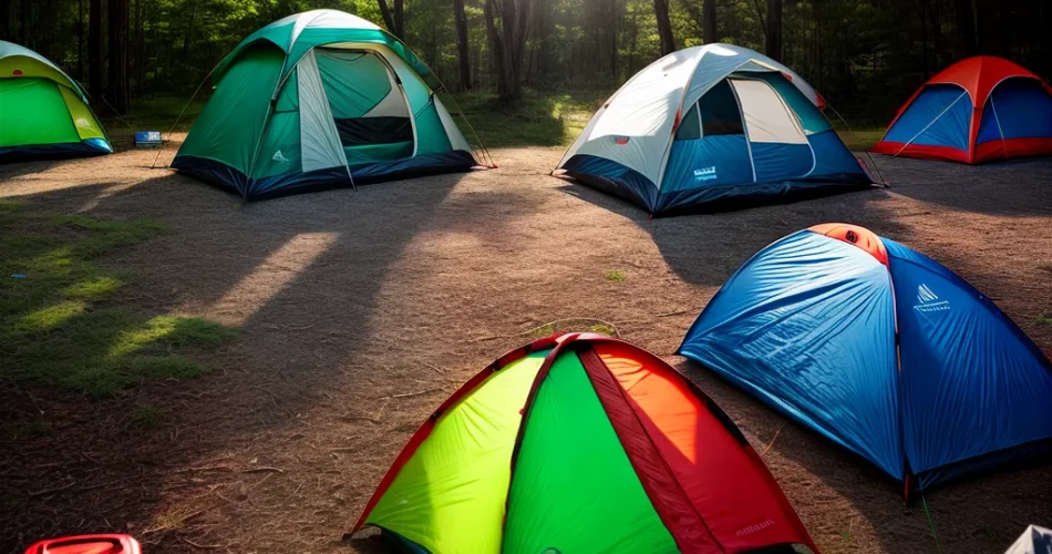 Fotos acampamento fogueira eco banner