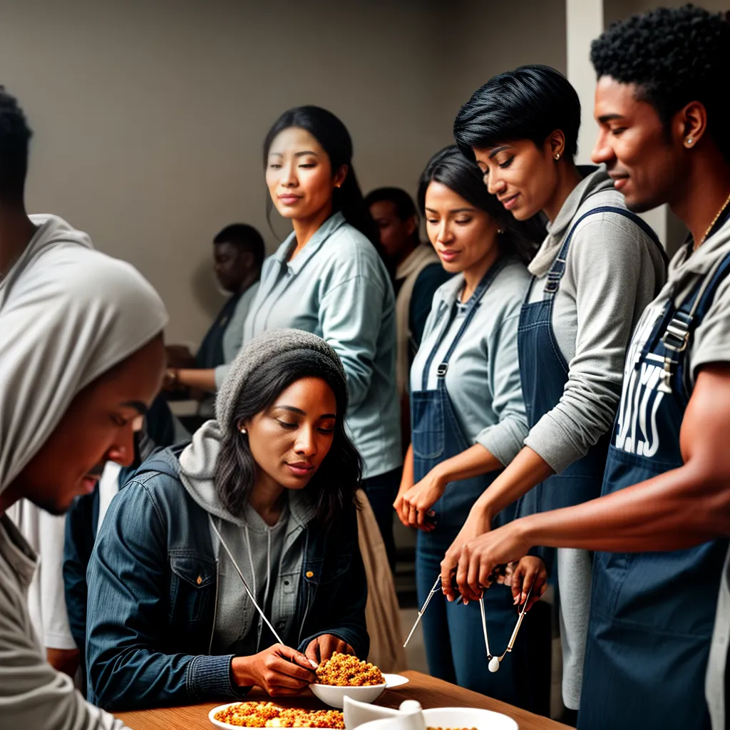 Fotos acao solidaria igreja comunidade