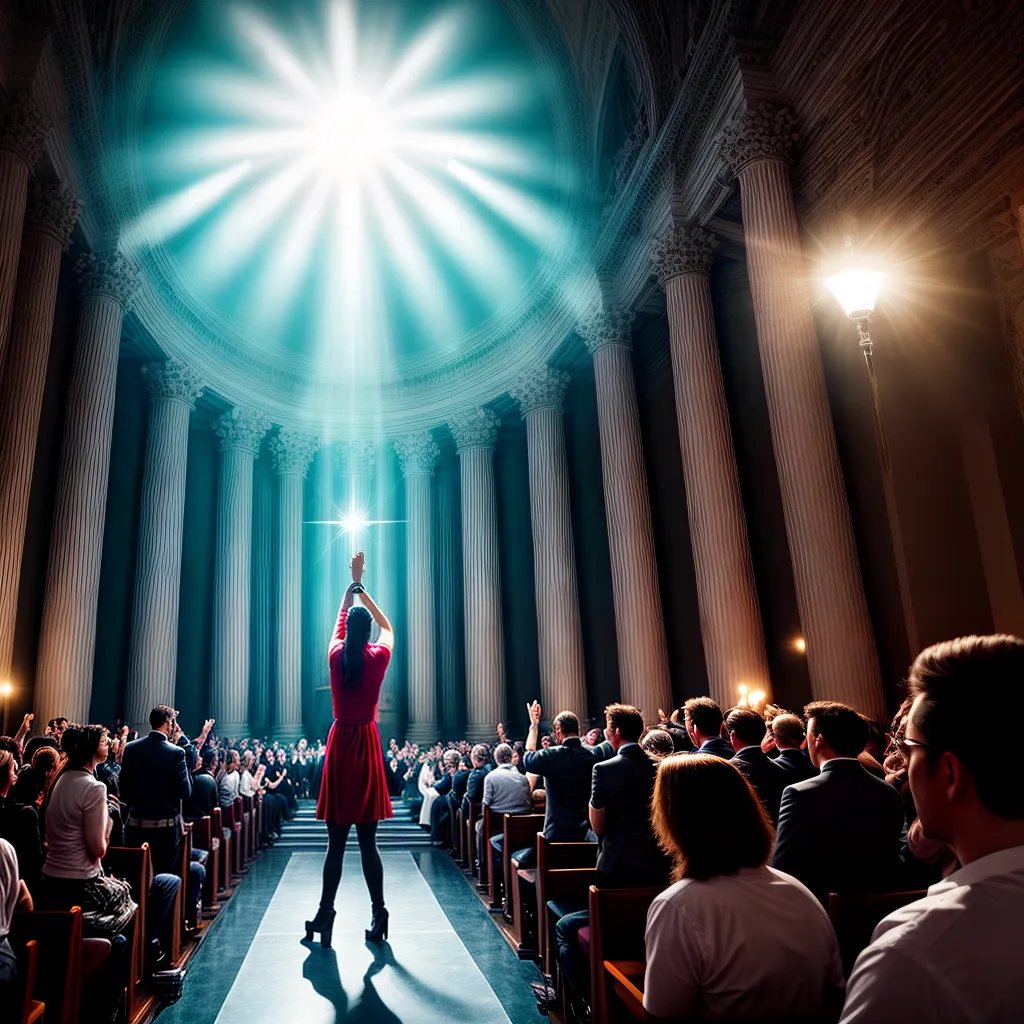 Fotos adoracao alegria grupo maos alto