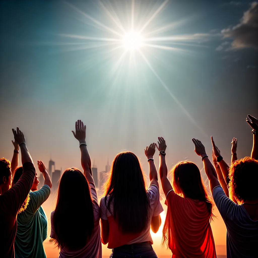 Fotos adoracao circulo alegria paz