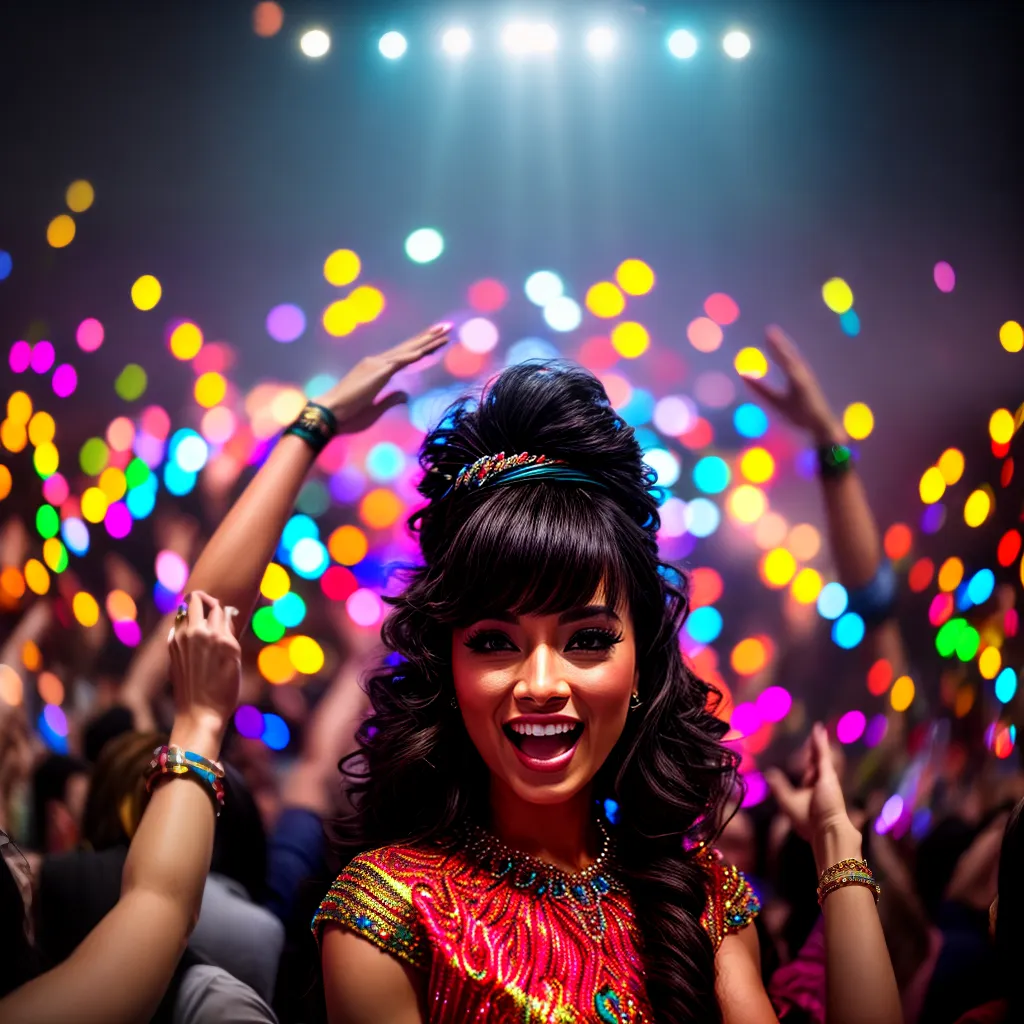 Fotos adoracao colorida confete alegria