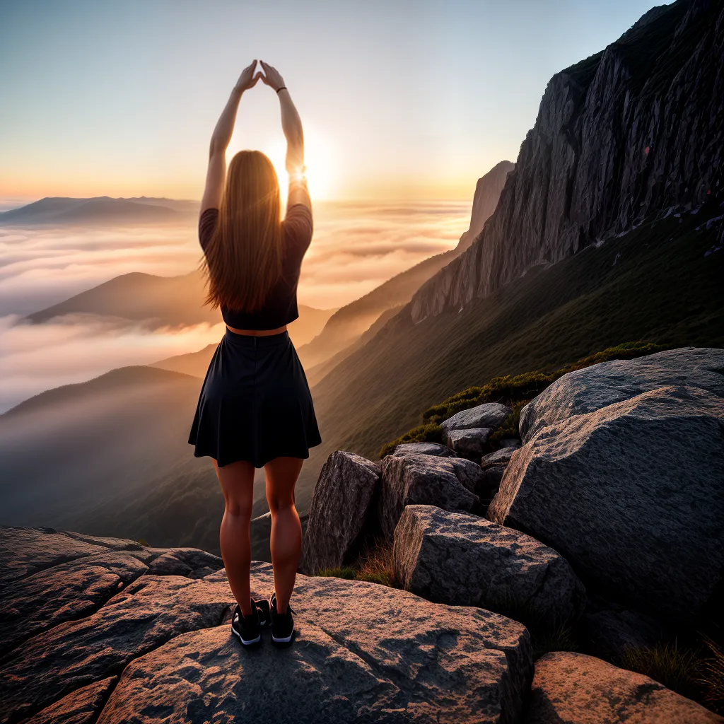 Fotos adoracao crepusculo montanha