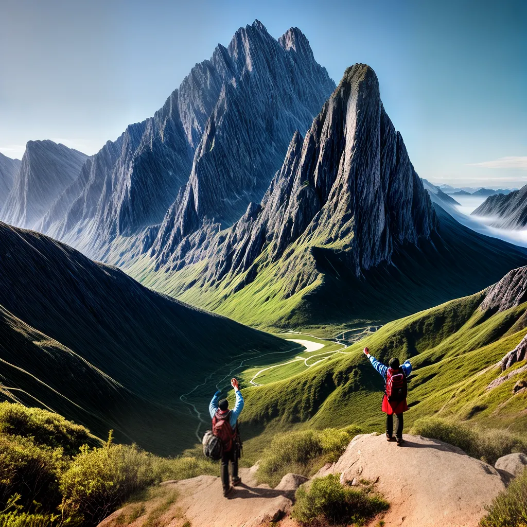 Fotos adoracao cristao montanha summit paisagem