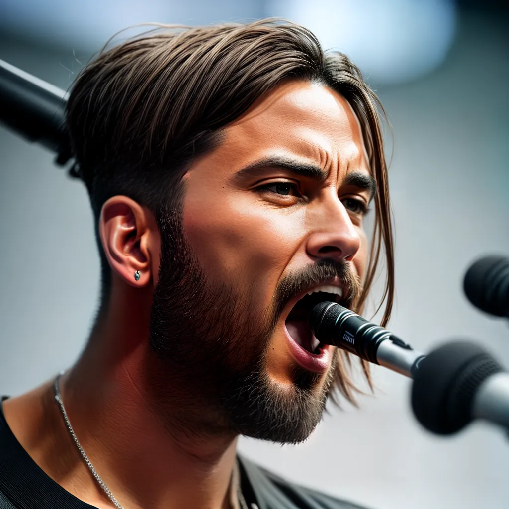 Fotos adoracao lider boca microfone