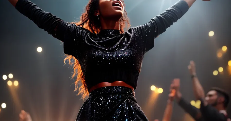 Fotos adoracao luz ceu musica multidao