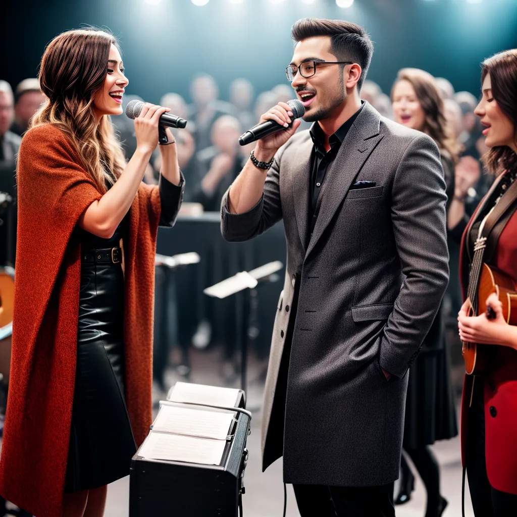 Fotos adoracao musica congregacao palco