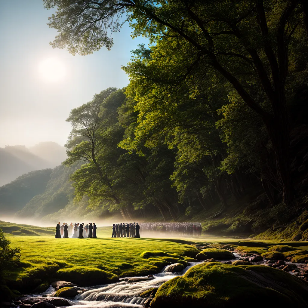 Fotos adoracao natureza grupo maos altas