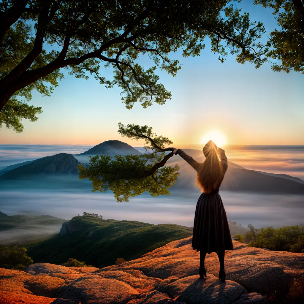 Fotos adoracao sol montanha transformacao