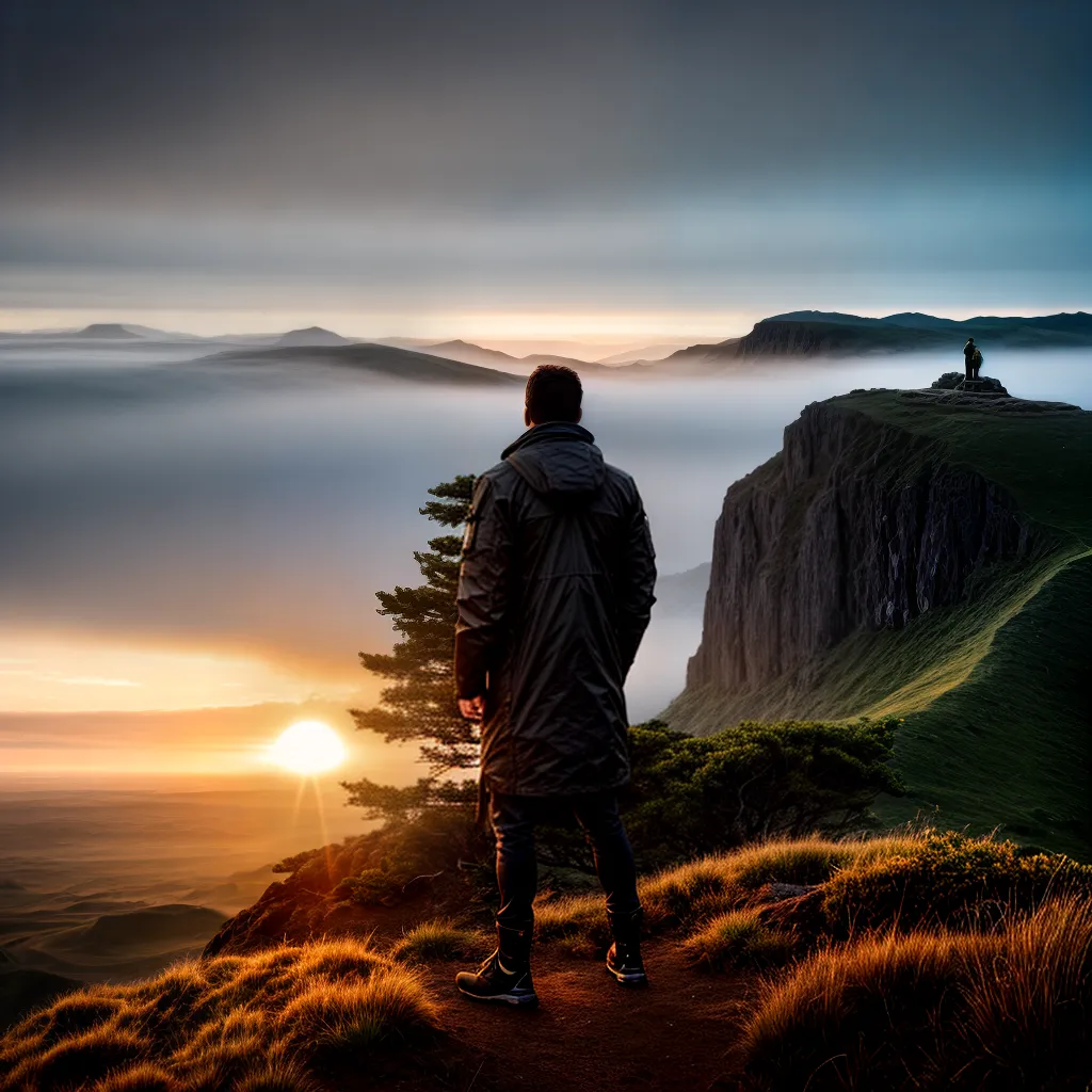 Fotos amanhecer esperanca fe silhueta horizonte