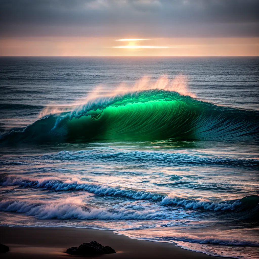 Fotos amanhecer mar tempestade esperanca 1