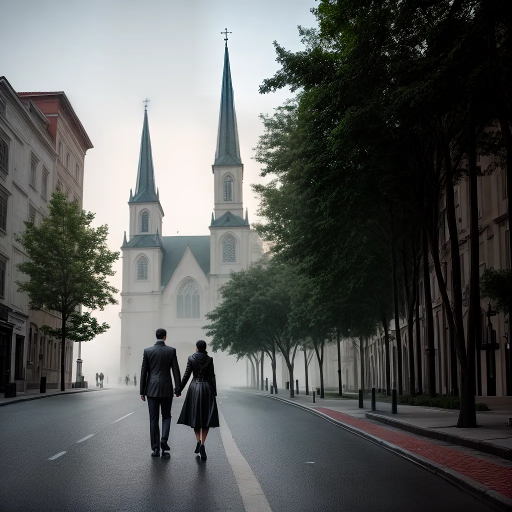 Fotos amigos caminhada igreja lealdade