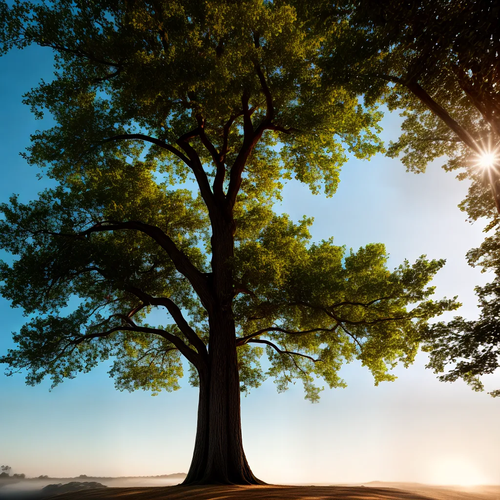 Fotos arvore frutifera luz divina