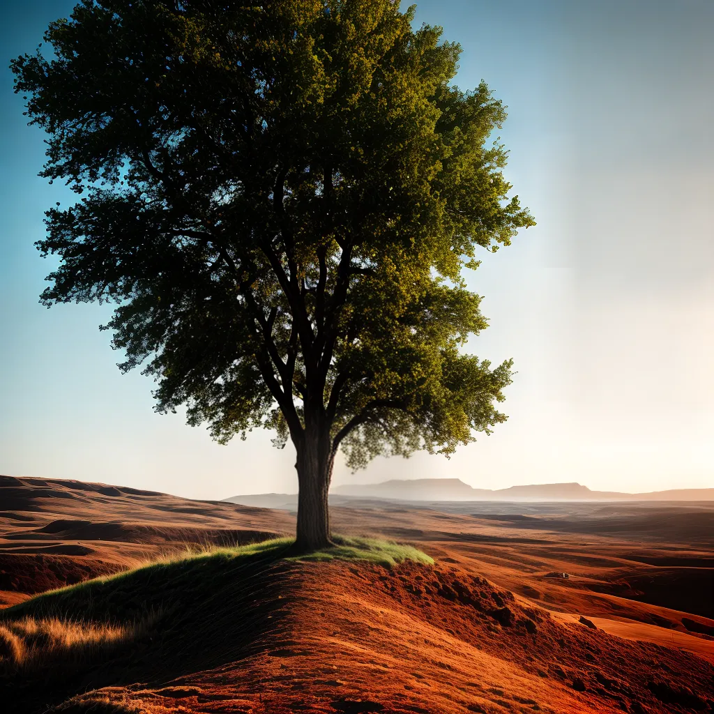 Fotos arvore solidao resiliencia forca