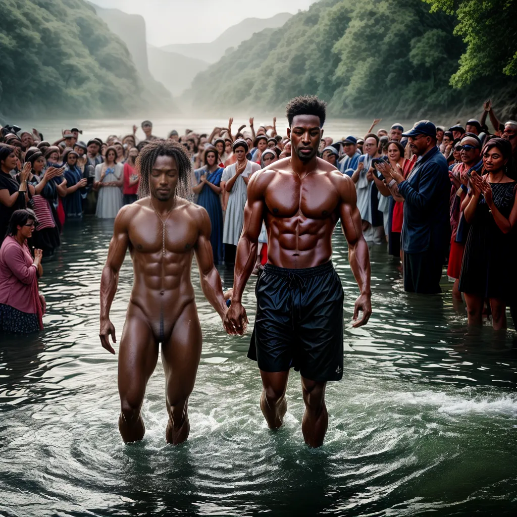 Fotos batismo rio familia amigos renovacao