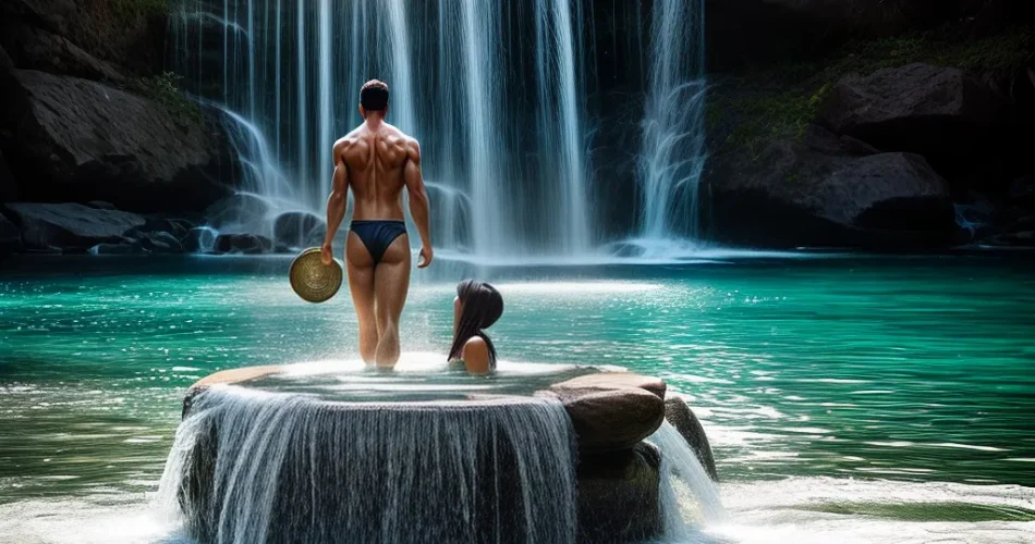 Fotos batismo serenidade espiritual limpeza