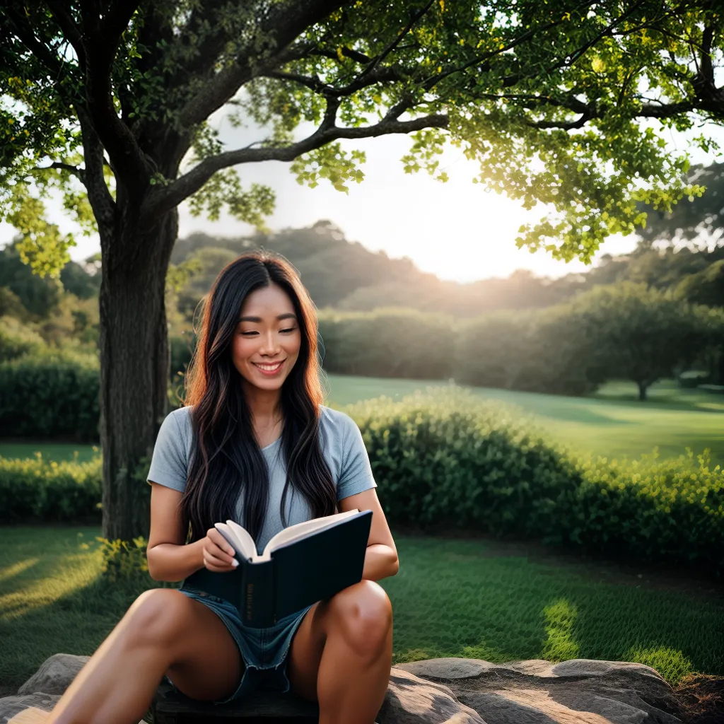 Fotos biblia leitura ar livre foco
