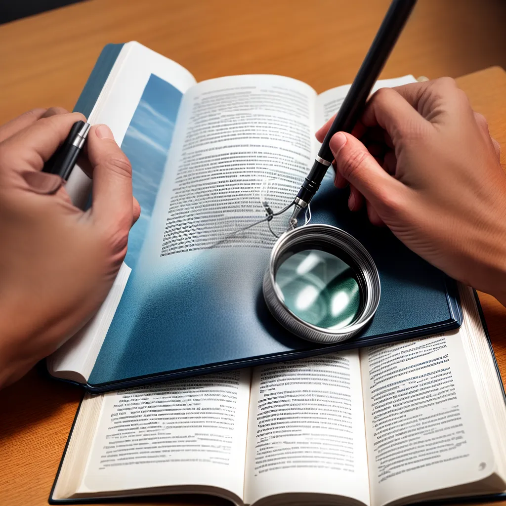 Como encontrar o Propósito de Deus para sua vida através da Escritura Sagrada. 8 Fotos biblia leitura lupa proposito