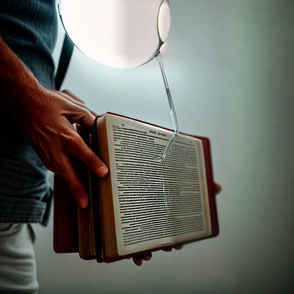 Fotos biblia lupa entendimento