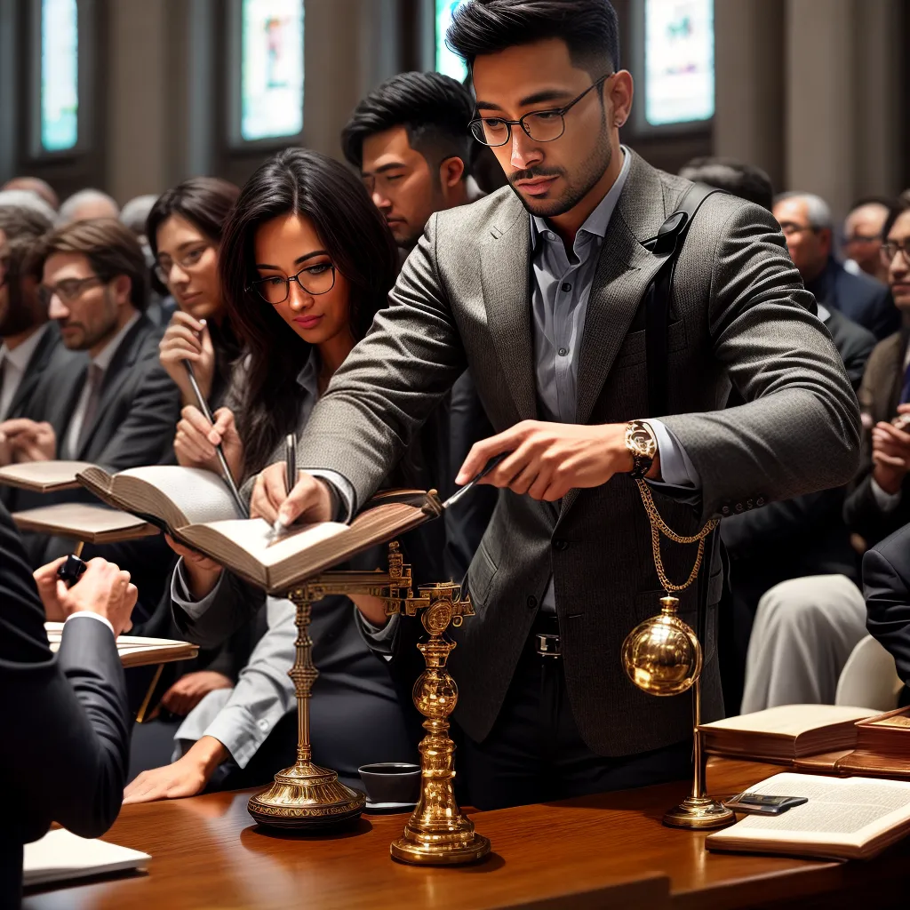 Fotos biblia lupa interpretacao discussao