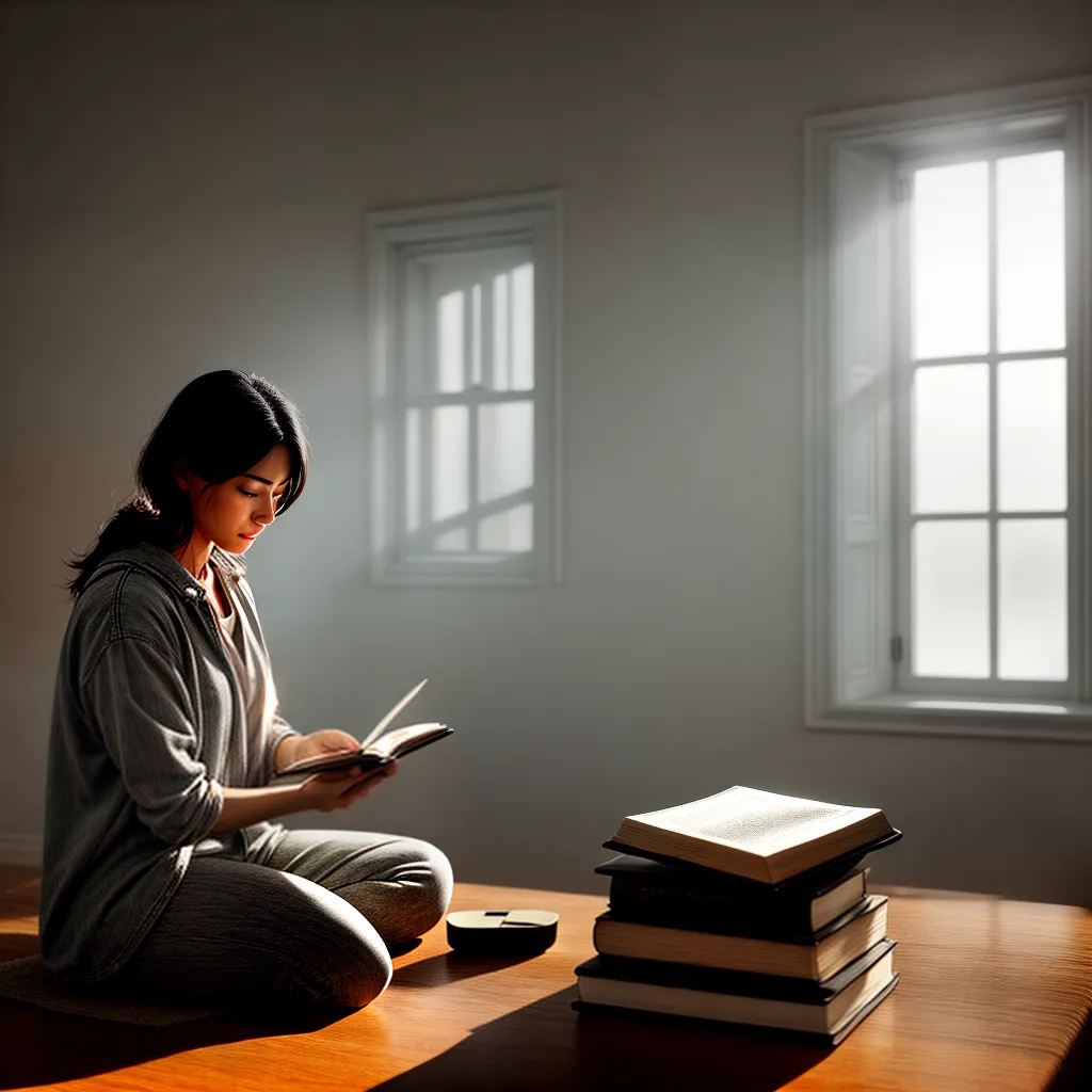 Fotos biblia luz meditacao silencio