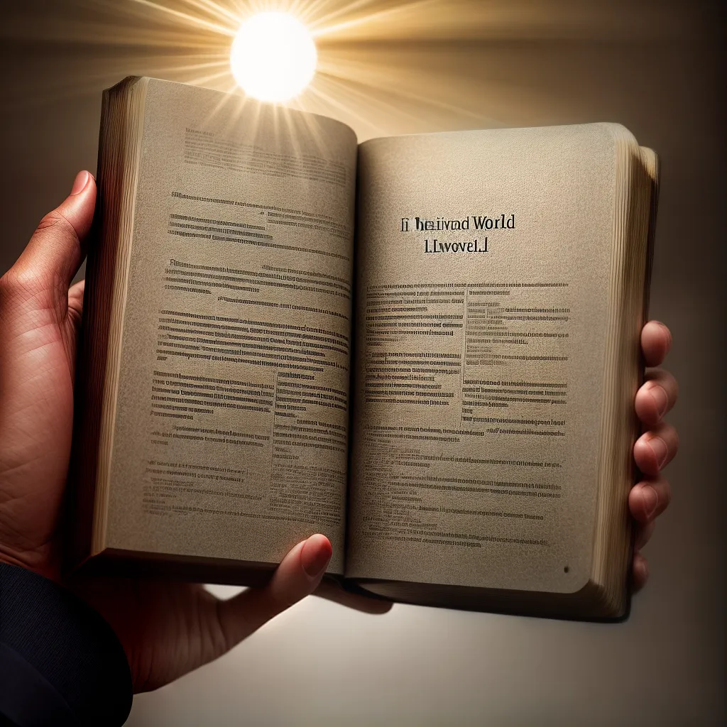 Fotos biblia luz transformacao paz