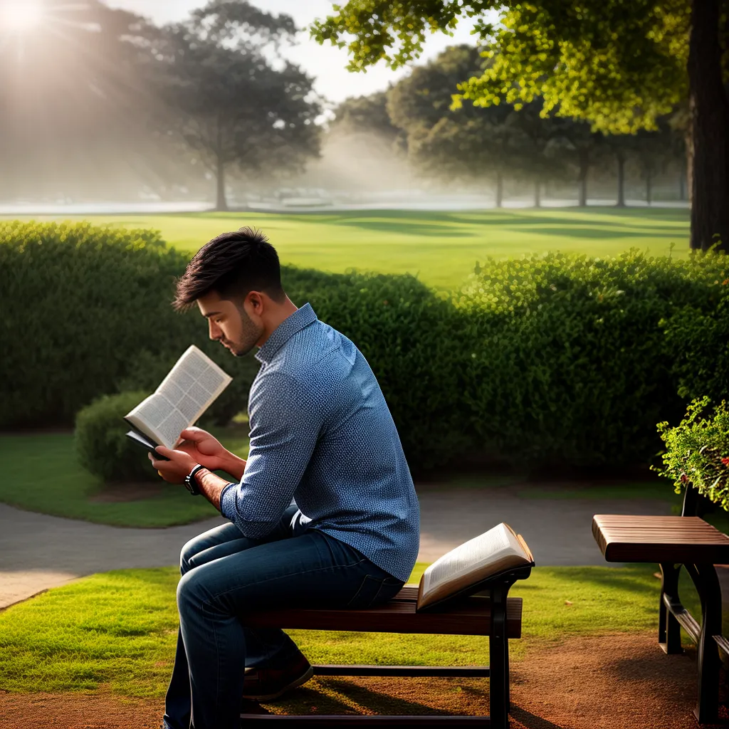 Fotos biblia park por do sol