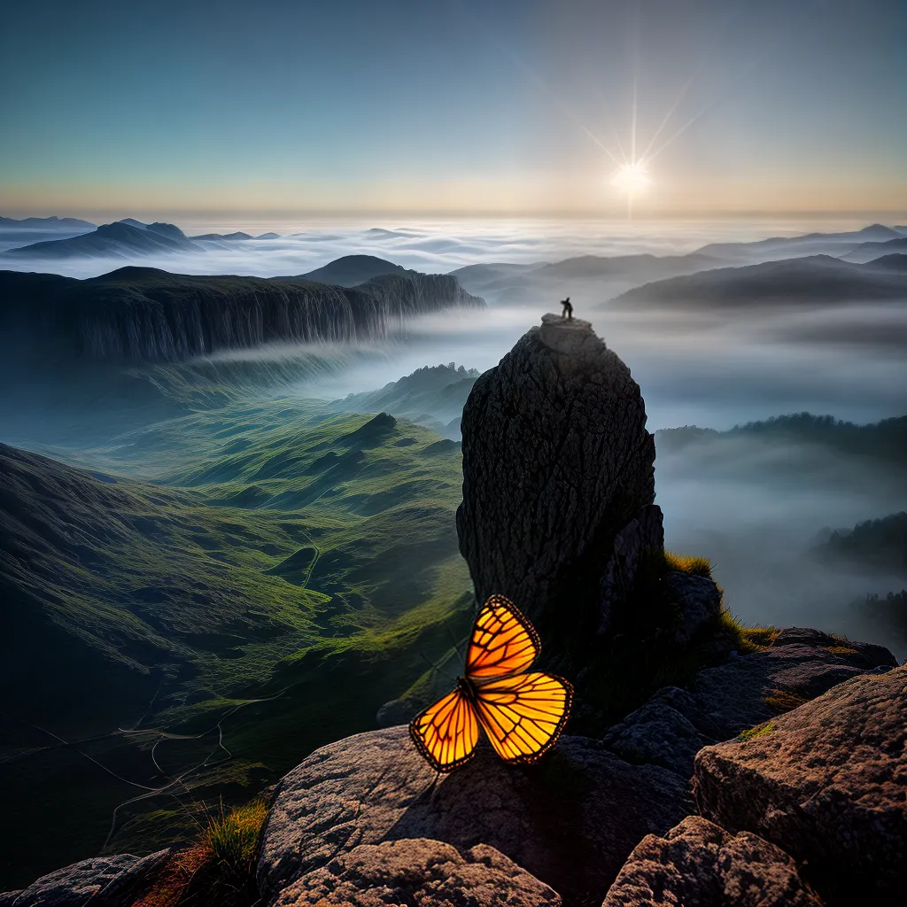 Fotos borboleta transformacao graca