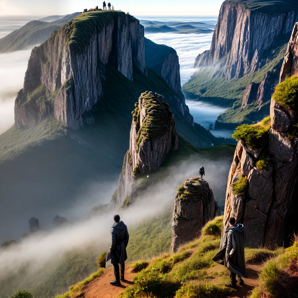 Fotos busca espiritual cliff sol mistico